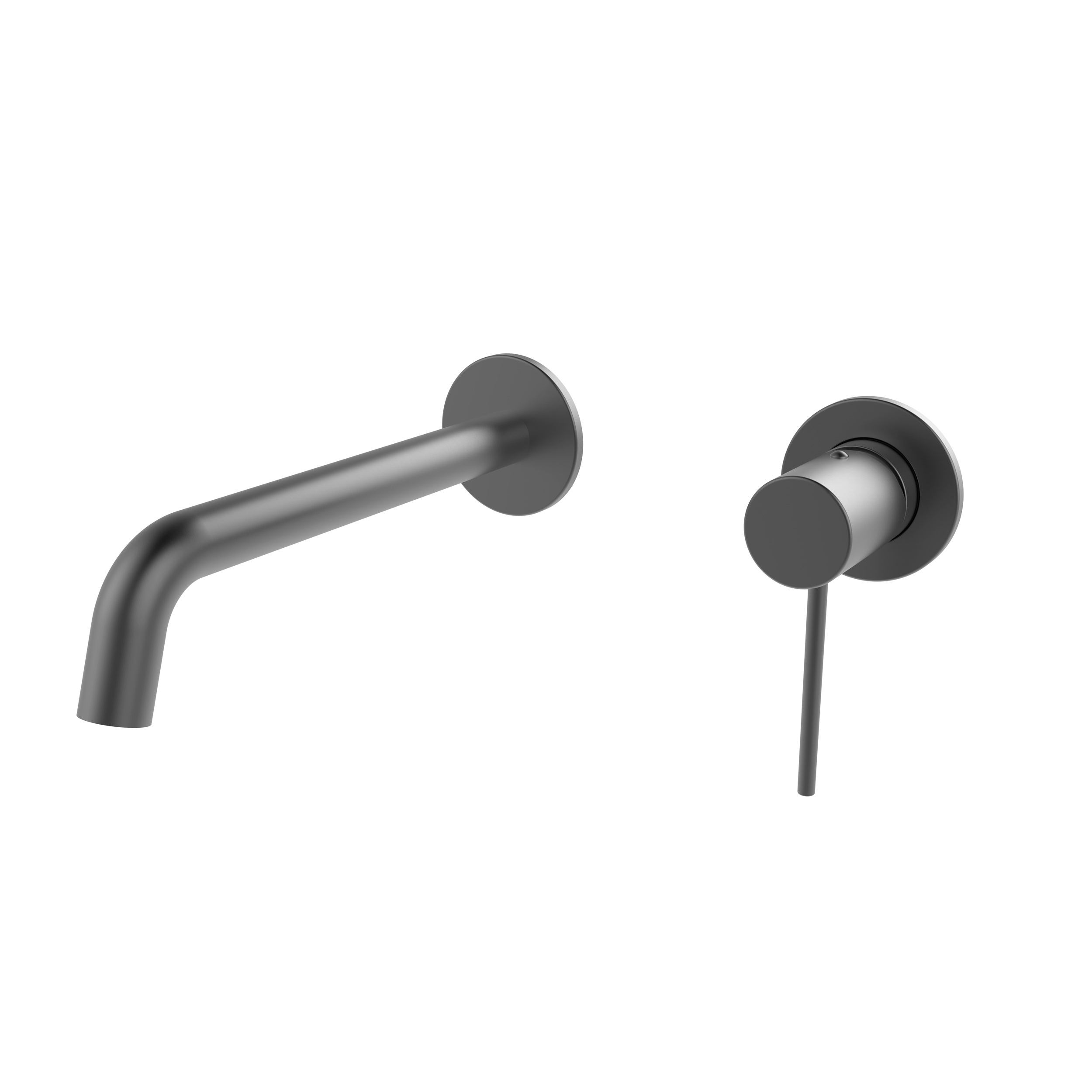 Altona baterie încastrată pentru lavoar, cu corp inclus, gri gun metal