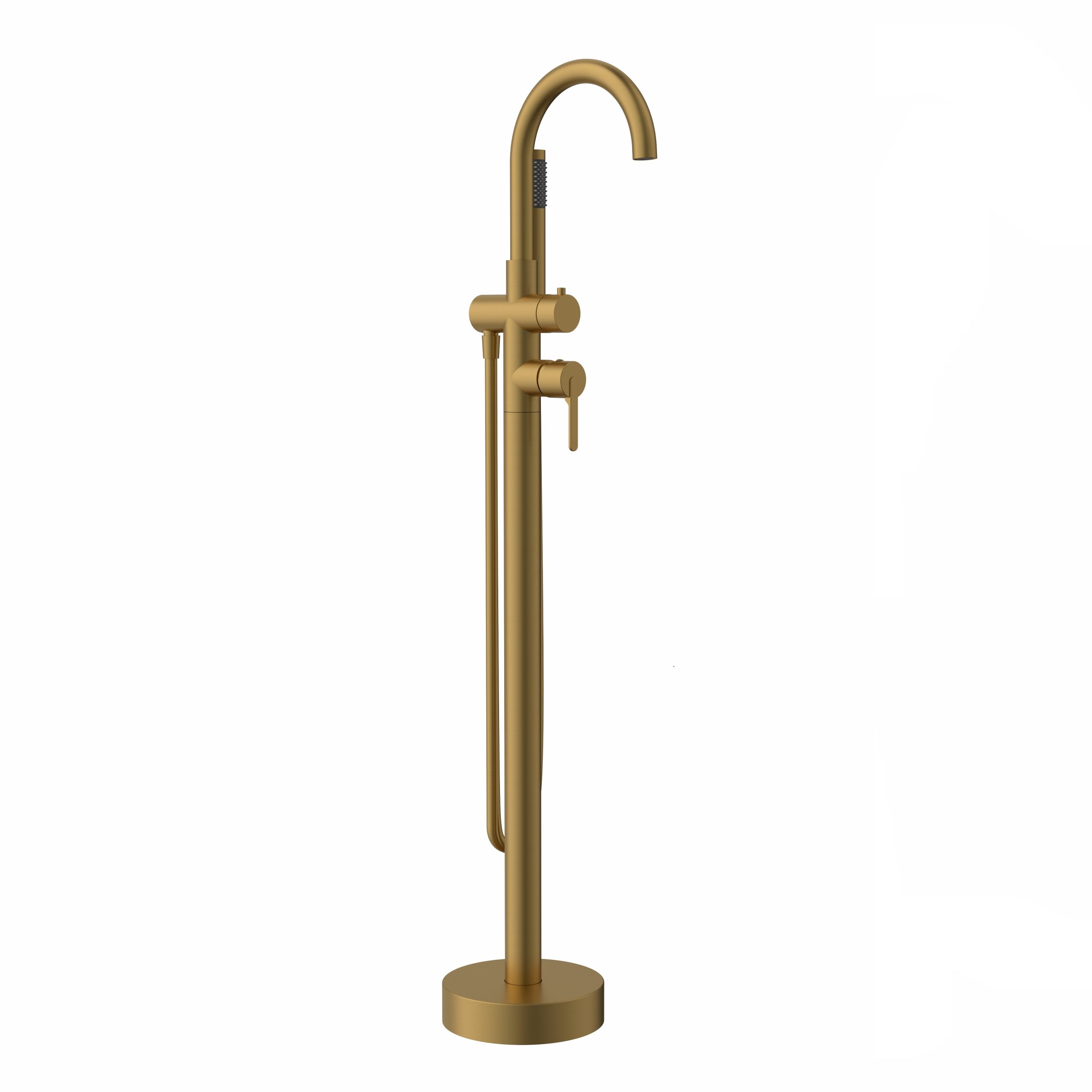 Robinet freestanding pentru cadă Vito, auriu Robinet freestanding pentru cadă Vito, auriu