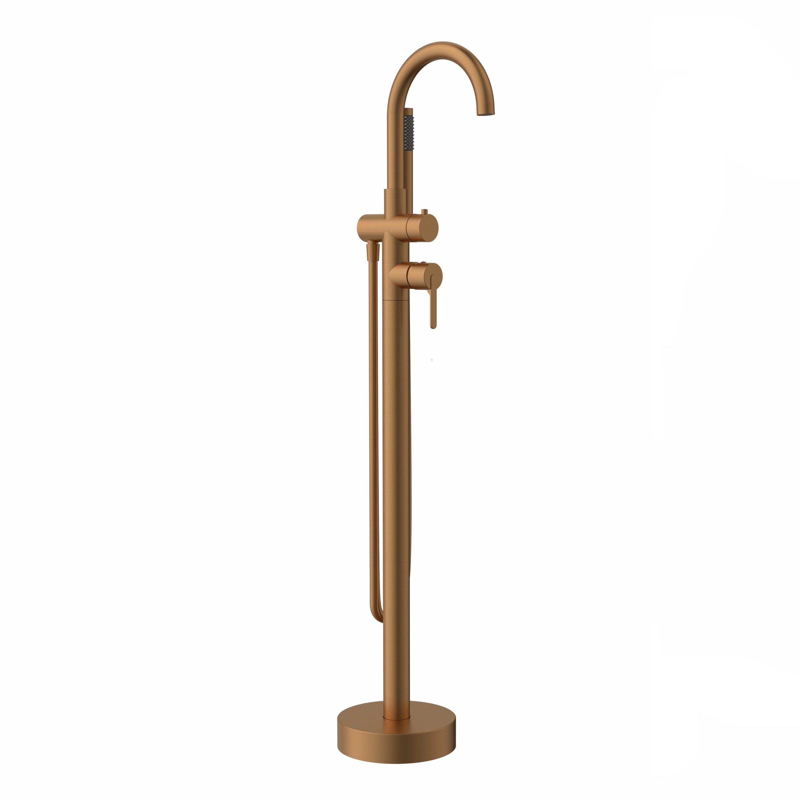 Robinet freestanding pentru cadă Vito, auriu rose Robinet freestanding pentru cadă Vito, auriu rose